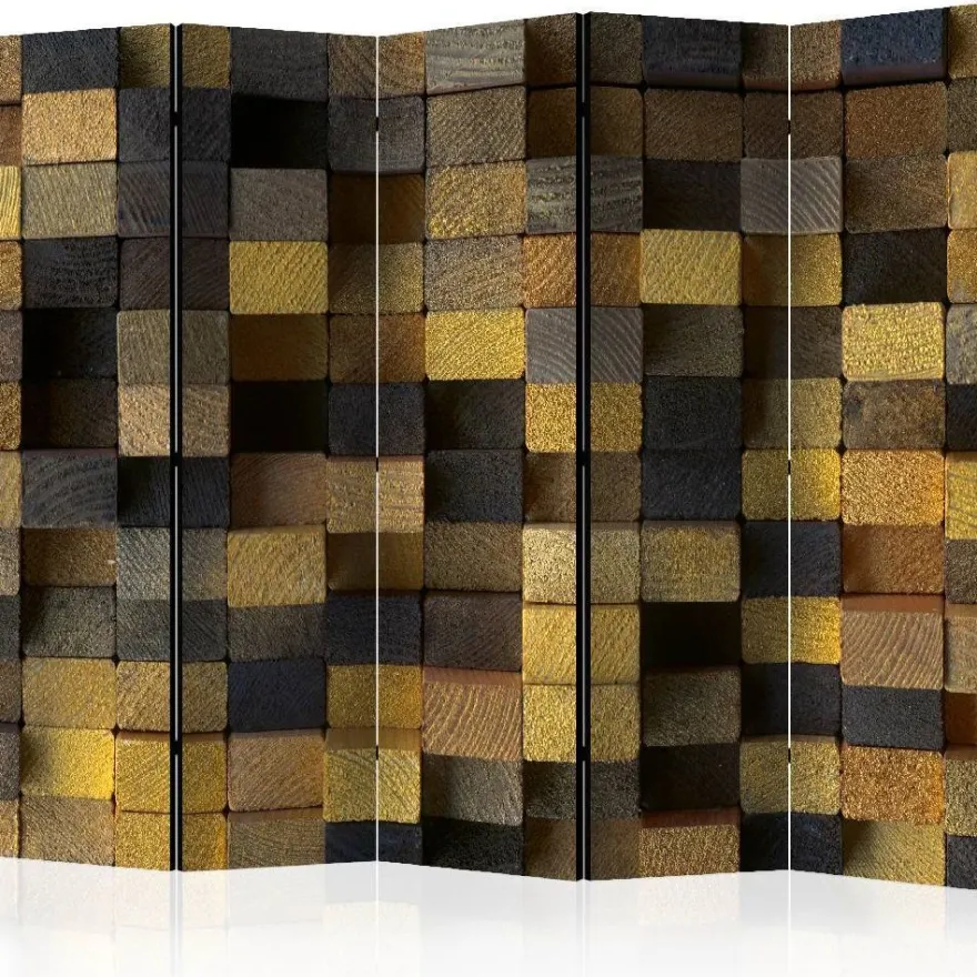 Sermi Artgeist Wooden cubes II, 225x172cm