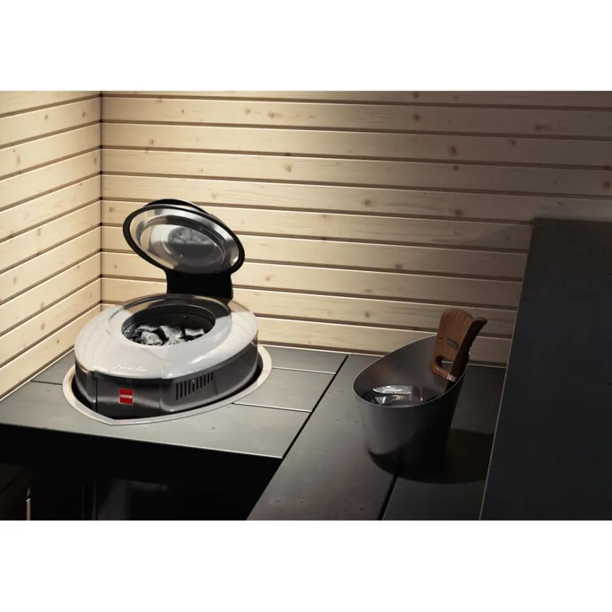 Sähkökiuas Harvia Aina Valmis Forte AFB6, 6kW, 7-12m³, erillinen ohjaus, teräs