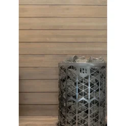 Sähkökiuas Mondex Kaira E2, 6.6kW, 6-9m³, erillinen ohjaus, musta
