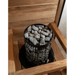 Sähkökiuas Mondex Tahko M, 10.5kW, 12-22m³, kiinteä ohjaus, musta