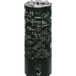 Sähkökiuas Mondex Tahko M, 6.6kW, 6-9m³, kiinteä ohjaus, musta