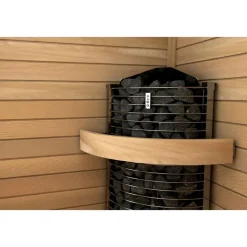 Sähkökiuas SAWO Tower Corner, 4.5kW, 3-6m³, kiinteä ohjauskeskus
