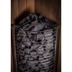 Sähkökiuas SAWO Tower Corner, 4.5kW, 3-6m³, kiinteä ohjauskeskus
