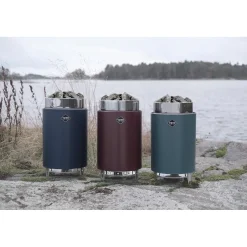 Sähkökiuas VETO SK7, 6.6kW, 6-9m³, erillinen ohjaus, punainen