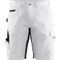 Shortsit Blåkläder 1094 Stretch, valkoinen/tummanharmaa