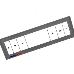 Shuffleboard/curling-peli 2-in-1 Nordic Games, 115x34cm