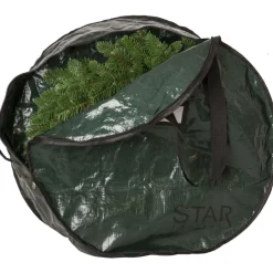 Säilytyskassi paperitähdille/kransseille Star Trading Storage Bag, 60cm, vihreä