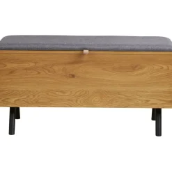 Säilytyspenkki House Nordic Barco, 92x33x48cm, ruskea/harmaa
