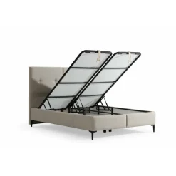Säilytyssänky + sängynpääty Linento Furniture Bade, ilman patjaa, beige