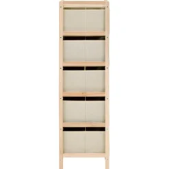 Säilytysteline 5 kangaskorilla setripuu beige