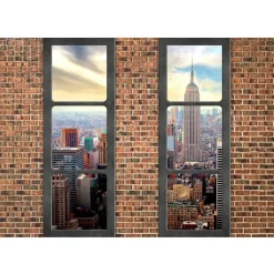 Sisustustarra Artgeist The view from the window: New York, eri kokoja