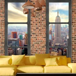 Sisustustarra Artgeist The view from the window: New York, eri kokoja