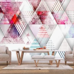 Sisustustarra Artgeist Triangular World, eri kokoja