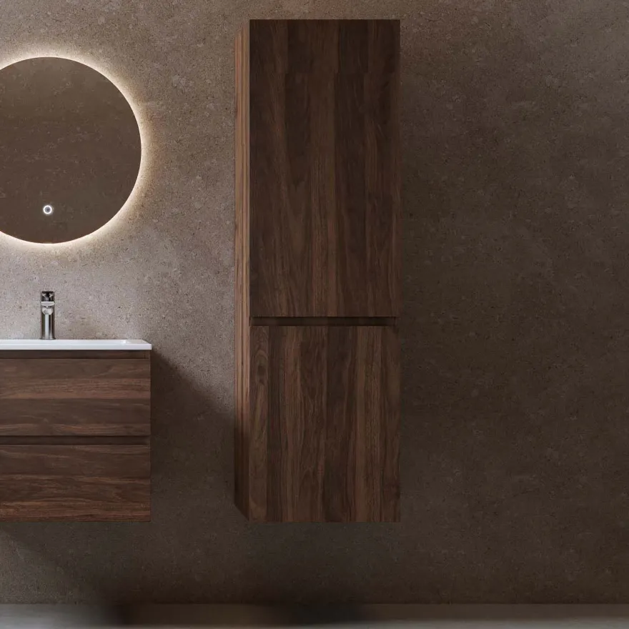 Sivukaappi Bathlife Eufori, 450x1500x350mm, pähkinä