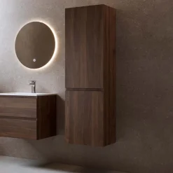 Sivukaappi Bathlife Eufori, 450x1500x350mm, pähkinä