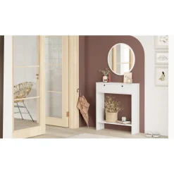 Sivupöytä Linento Furniture Lr1, valkoinen