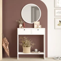 Sivupöytä Linento Furniture Lr1, valkoinen