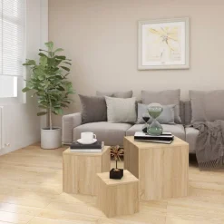 Sivupöytäsarja, 3kpl, eri värejä