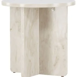 Sivupöytä Venture Home Ålesund, ø50cm, beige