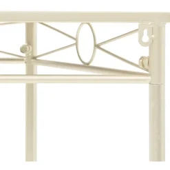 Sivupöytä vintagetyyli metalli 87x34x73 cm kulta