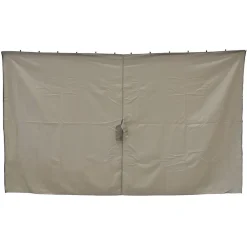 Sivuverhot Luxor 3x4m paviljongille, vaaleanharmaa, 4kpl