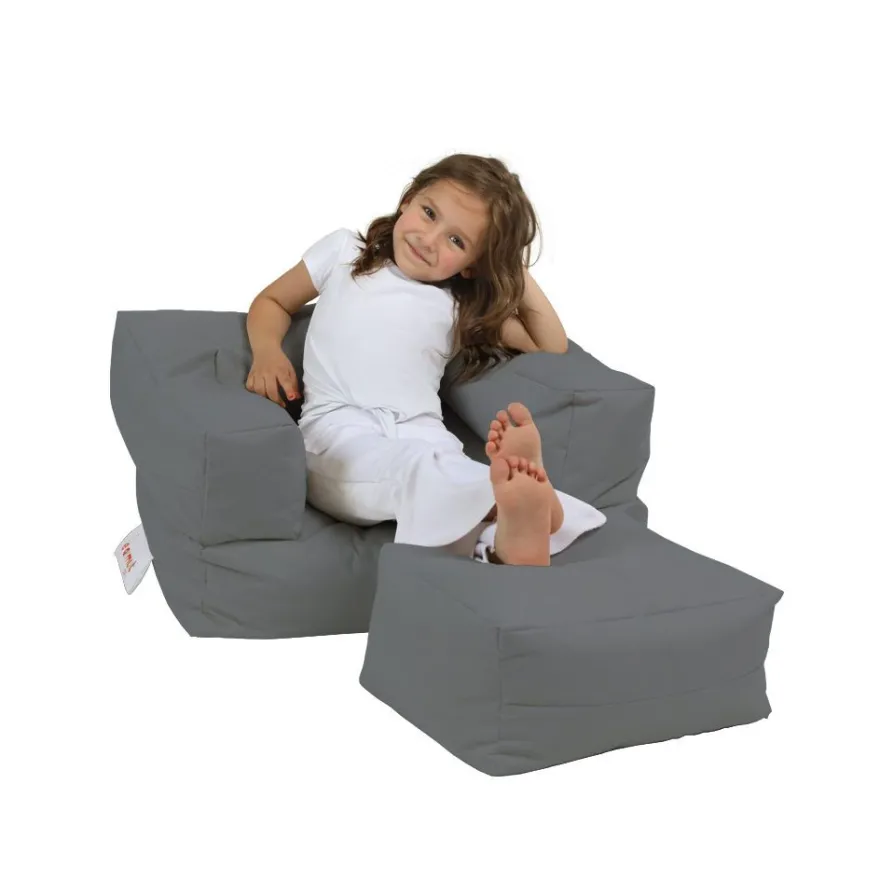 Säkkituoli ulos Linento Garden Kids Pouffe, eri värejä
