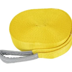 Slackline/tasapainoliina 15mx50mm, 150 kg, keltainen