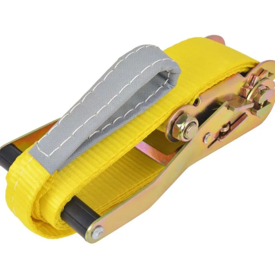 Slackline/tasapainoliina 15mx50mm, 150 kg, keltainen