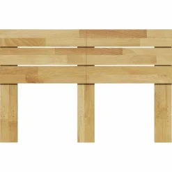 Sängynpääty 120 cm massiivipuutammea (51977)