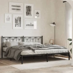 Sängynpääty metalli, musta tai valkoinen, eri kokoja (38161)