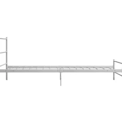 Sängynrunko Basic, valkoinen metalli, 100x200 cm