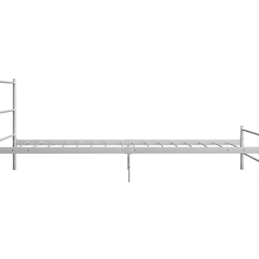 Sängynrunko Basic, valkoinen metalli, 100x200 cm
