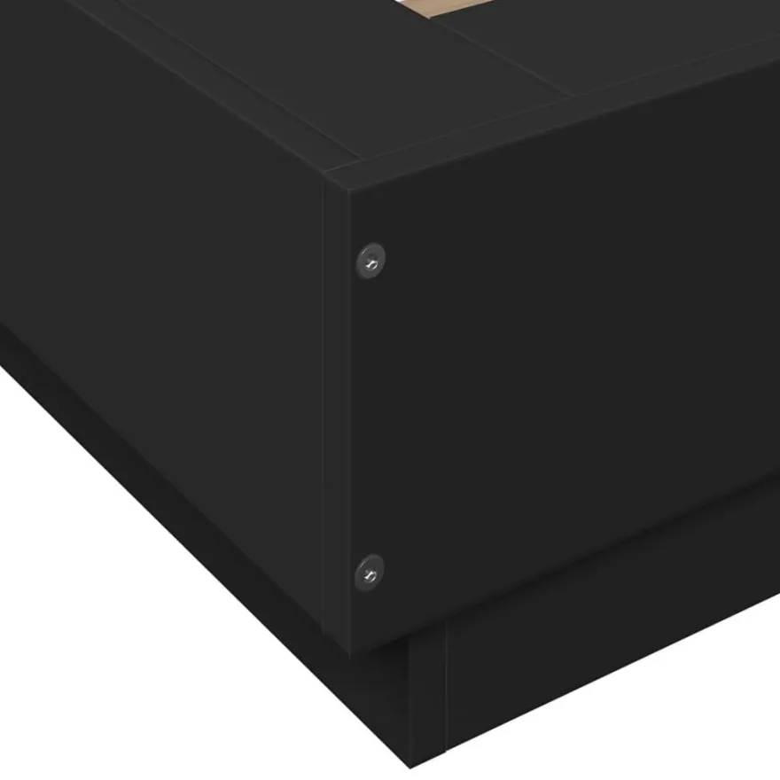 Sängynrunko LED-valoilla, tekninen puu, eri värejä ja kokoja (38011)
