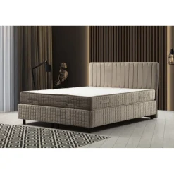 Sänkypaketti Linento Furniture Safir, 150 x 200 cm, ruskea