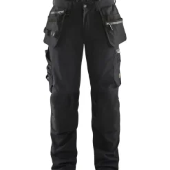 Softshell-riipputaskuhousut Blåkläder 1805, musta