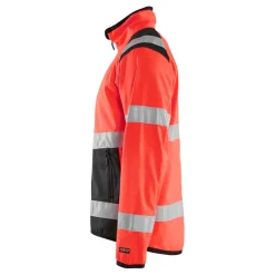 Softshell-takki Blåkläder 4877 Highvis, huomiopunainen/musta