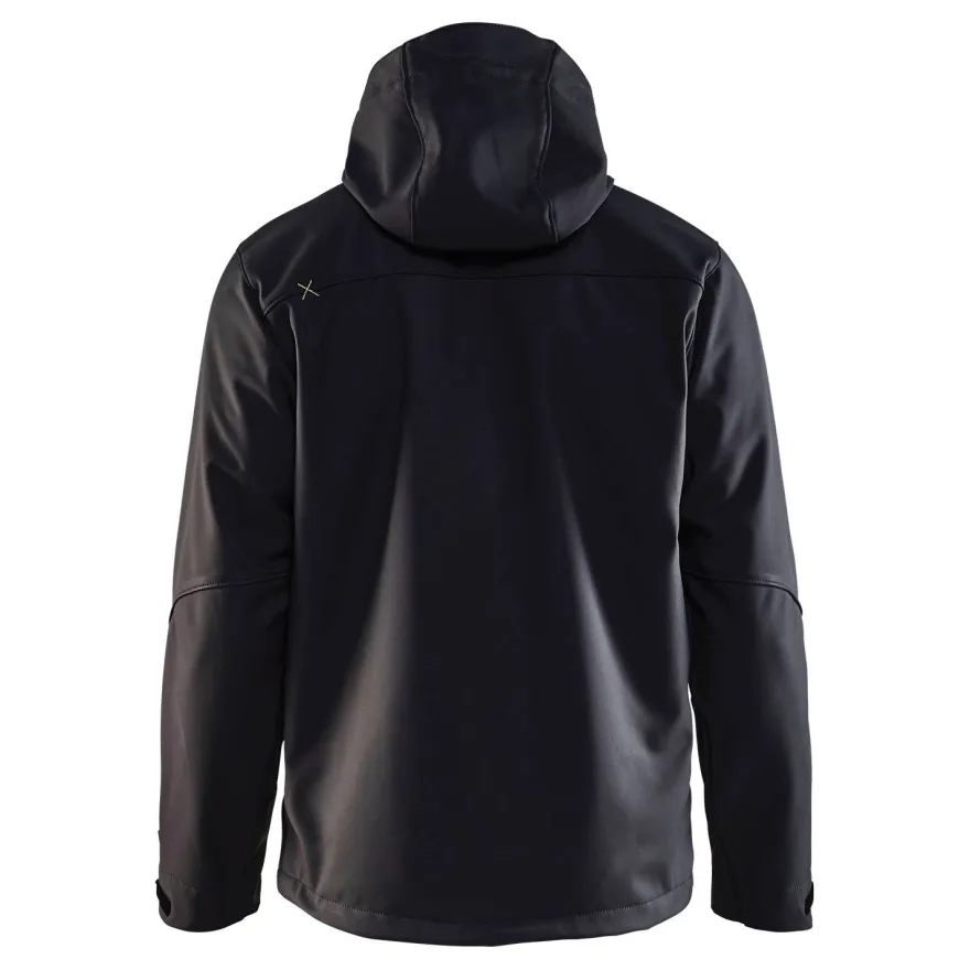 Softshell-takki Blåkläder 4949, musta/keltainen