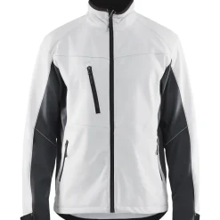 Softshell-takki Blåkläder 4950, valkoinen/tummanharmaa