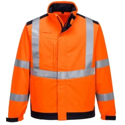 Softshell-takki Portwest MV72 Modaflame Multinorm, oranssi/sininen