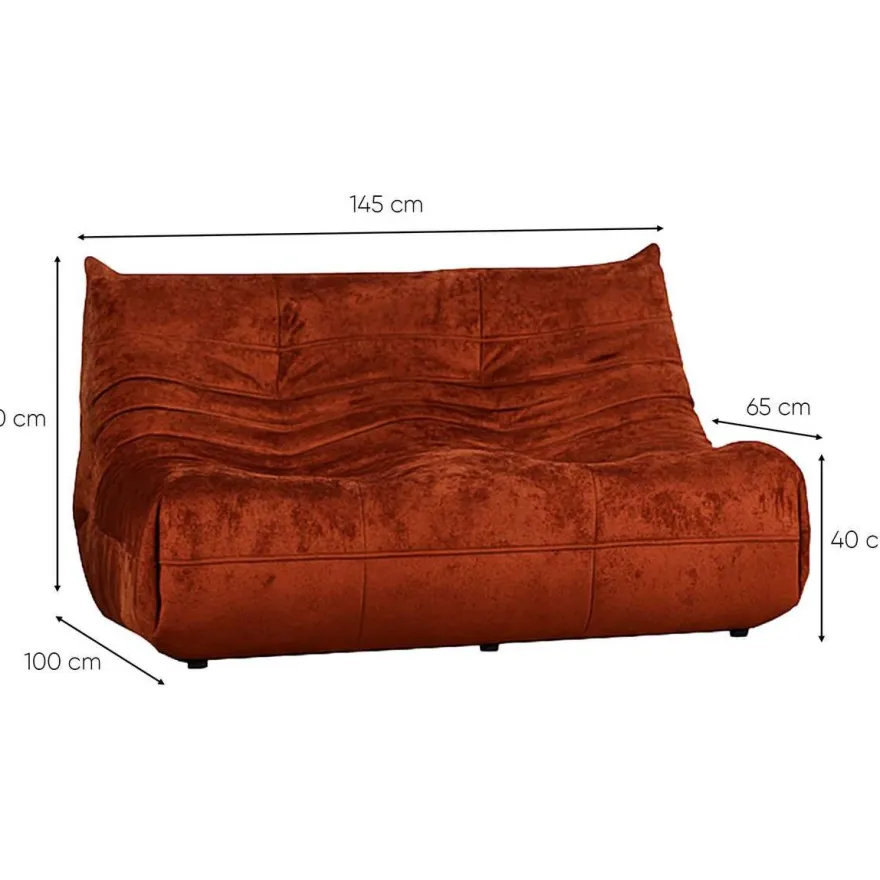Sohva Linento Furniture Bocek, 2-istuttava