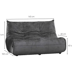 Sohva Linento Furniture Bocek, 2-istuttava
