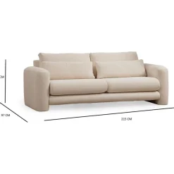 Sohva Linento Furniture Lily 3-istuttava eri värejä