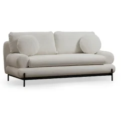 Sohva Linento Furniture Livorno 2-istuttava valkoinen
