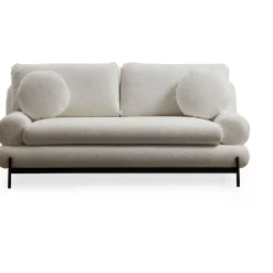 Sohva Linento Furniture Livorno 2-istuttava valkoinen
