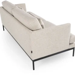 Sohva Linento Furniture Pearl, 3-istuttava, luonnonvalkoinen