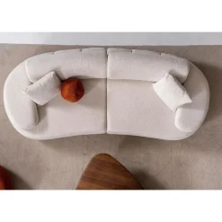Sohva Linento Furniture Rio, 3-istuttava, kerma
