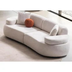 Sohva Linento Furniture Rio, 3-istuttava, kerma