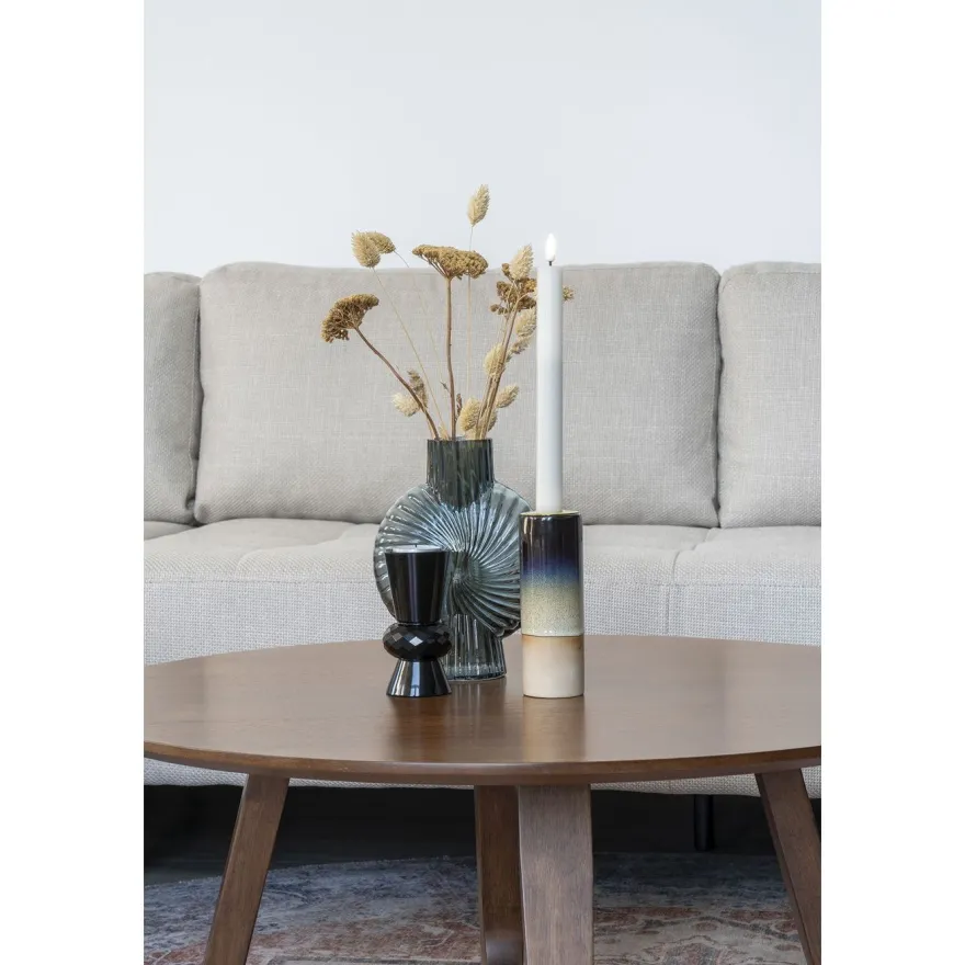 Sohvapöytä House Nordic Hellerup, ø75x36cm, pähkinäviilu