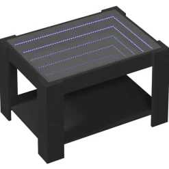 Sohvapöytä LED-valoilla tekninen puu, eri kokoja ja värejä (38417)