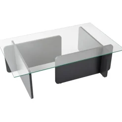 Sohvapöytä Linento Furniture Flavio 105x30cm lasikansi